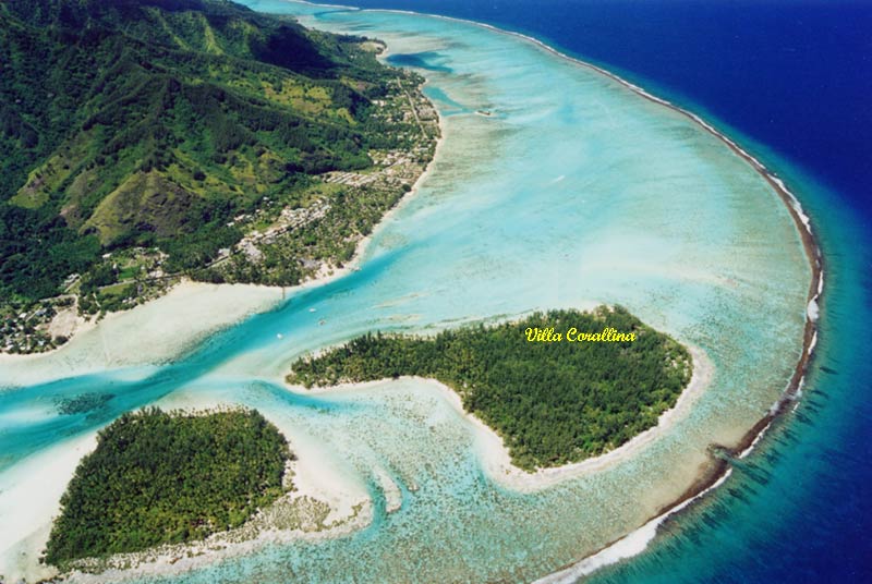 Private villa for rent. House for rent in Moorea, Tahiti.